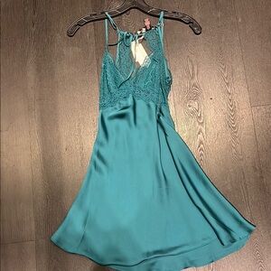 Victoria's Secret Teal Lace Dress